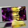 31.83 Ct. Clean Baguette Hydrothermal Bi Color Ametrine