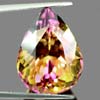 24.91 Ct. Clean Pear Hydrothermal Bi Color Ametrine Gem