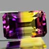 28.50 Ct. Clean Hydrothermal Bi Color Ametrine Octagon Shape Unheated