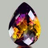 26.85 Ct. Clean Pear Hydrothermal Bi Color Ametrine Gem