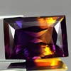 37.14 Ct. Clean Baguette Hydrothermal Bi Color Ametrine
