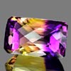 32.58 Ct. Clean Octagon Hydrothermal Bi Color Ametrine