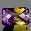 34.22 Ct. Clean Octagon Hydrothermal Bi Color Ametrine