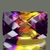 47.82 Ct. Clean Baguette Checkerboard Bi Color Ametrine