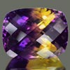 41.83 Ct. Clean Cushion Hydrothermal Bi Color Ametrine