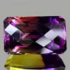 35.22 Ct. Clean Octagon Hydrothermal Bi Color Ametrine
