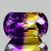 24.45 Ct. Clean Fancy Hydrothermal Bi Color Ametrine