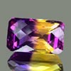32.10 Ct. Clean Octagon Hydrothermal Bi Color Ametrine