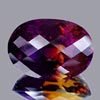 45.20 Ct. Clean Oval Checkerboard Hydrothermal Bi Color Ametrine