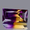 30.85 Ct. Clean Baguette Hydrothermal Bi Color Ametrine 30.85 Ct. Clean Baguette Hydrothermal Bi Color Ametrine