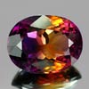 45.52 Ct. Clean Oval Hydrothermal Bi Color Ametrine Gem