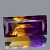 29.40 Ct. Clean Baguette Hydrothermal Bi Color Ametrine 29.40 Ct. Clean Baguette Hydrothermal Bi Color Ametrine