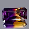 34.76 Ct. Clean Octagon Hydrothermal Bi Color Ametrine