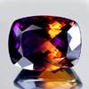 47.53 Ct Clean Cushion Hydrothermal Bi Color Ametrine