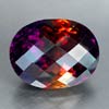 55.25 Ct. Clean Oval Hydrothermal Bi Color Ametrine