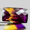 Baguette Checkerboard 33.85 Ct. Hydrothermal Bi Color Ametrine