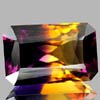 28.74 Ct. Clean Octagon Hydrothermal Bi Color Ametrine Gem