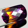 30.88 Ct. Clean Fancy Checkerboard Hydrothermal Bi Color Ametrine