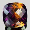 51.92 Ct. Clean Cushion Checkerboard Hydrothermal Bi Color Ametrine
