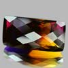 33.34 Ct IF Baguette Hydrothermal Bi Color Ametrine Gem
