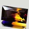 37.37 Ct. Clean Baguette Hydrothermal Bi Color Ametrine
