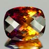 50.51 Ct. Clean Cushion Checkerboard Hydrothermal Bi Color Ametrine