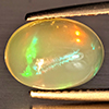 Natural Multi-Color Play Of Colour Opal Gemstone 2.27 Ct. Oval Cabochon Shape 11.1 x 8.1 Mm Natural Multi-Color Play Of Colour Opal Gemstone 2.27 Ct. Oval Cabochon Shape 11.1 x 8.1 Mm