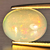 Natural Multi-Color Play Of Colour Opal Gemstone 3.62 Ct. Oval Cabochon Shape 13 x 10.1 Mm Natural Multi-Color Play Of Colour Opal Gemstone 3.62 Ct. Oval Cabochon Shape 13 x 10.1 Mm
