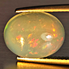 Natural Multi-Color Play Of Colour Opal Gemstone 3.22 Ct. Oval Cabochon Shape 14.2 x 10.1 Mm Natural Multi-Color Play Of Colour Opal Gemstone 3.22 Ct. Oval Cabochon Shape 14.2 x 10.1 Mm