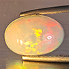 Natural Multi-Color Play Of Colour Opal Gemstone 1.93 Ct. Oval Cabochon Shape 11.7 x 8.1 Mm Natural Multi-Color Play Of Colour Opal Gemstone 1.93 Ct. Oval Cabochon Shape 11.7 x 8.1 Mm