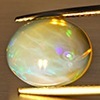 Natural Multi-Color Play Of Colour Opal Gemstone 4.06 Ct. Oval Cabochon Shape 13.3 x 10.9 Mm Natural Multi-Color Play Of Colour Opal Gemstone 4.06 Ct. Oval Cabochon Shape 13.3 x 10.9 Mm