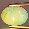 Natural Multi-Color Play Of Colour Opal Gemstones 2.64 Ct. Oval Cabochon Shape 13 x 9.8 Mm. Natural Multi-Color Play Of Colour Opal Gemstones 2.64 Ct. Oval Cabochon Shape 13 x 9.8 Mm.