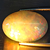 Natural Multi Color Opal 3.19 Ct. Oval Cabochon Shape 14.9 x 10.4 Mm Gemstone from Ethiopia Natural Multi Color Opal 3.19 Ct. Oval Cabochon Shape 14.9 x 10.4 Mm Gemstone from Ethiopia
