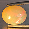 Natural Multi-Color Play Of Colour Opal Gemstone 2.88 Ct. Oval Cabochon Shape 10.9 x 8.7 Mm Natural Multi-Color Play Of Colour Opal Gemstone 2.88 Ct. Oval Cabochon Shape 10.9 x 8.7 Mm
