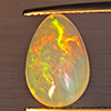Natural Multi-Color Play Of Colour Opal Gemstone 1.96 Ct. Pear Cabochon Shape 12.4 x 8.6 Mm Natural Multi-Color Play Of Colour Opal Gemstone 1.96 Ct. Pear Cabochon Shape 12.4 x 8.6 Mm