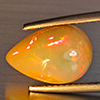 Natural Multi-Color Play Of Colour Opal Gemstone 2.81 Ct. Pear Cabochon Shape 12.7 x 8.7 Mm Natural Multi-Color Play Of Colour Opal Gemstone 2.81 Ct. Pear Cabochon Shape 12.7 x 8.7 Mm