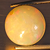 Natural Multi-Color Play Of Colour Opal Gemstone 4.30 Ct. Round Cabochon Shape 11.8 Mm Natural Multi-Color Play Of Colour Opal Gemstone 4.30 Ct. Round Cabochon Shape 11.8 Mm