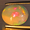 Natural Multi-Color Play Of Colour Opal Gemstone 3.21 Ct. Oval Cabochon Shape 12.9 x 10.3 Mm Natural Multi-Color Play Of Colour Opal Gemstone 3.21 Ct. Oval Cabochon Shape 12.9 x 10.3 Mm