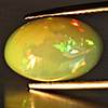 Natural Multi-Color Play Of Colour Opal Gemstone 3.98 Ct. Oval Cabochon Shape 14.4 x 9.5 Mm Natural Multi-Color Play Of Colour Opal Gemstone 3.98 Ct. Oval Cabochon Shape 14.4 x 9.5 Mm