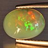 Natural Multi-Color Play Of Colour Opal Gemstone 1.59 Ct. Oval Cabochon Shape 10.9 x 8.3 Mm Natural Multi-Color Play Of Colour Opal Gemstone 1.59 Ct. Oval Cabochon Shape 10.9 x 8.3 Mm