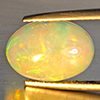 Natural Multi-Color Play Of Colour Opal Gemstone 2.38 Ct. Oval Cabochon Shape 12.3 x 8.4 Mm Natural Multi-Color Play Of Colour Opal Gemstone 2.38 Ct. Oval Cabochon Shape 12.3 x 8.4 Mm