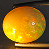 Natural Multi-Color Play Of Colour Opal Gemstone 3.03 Ct. Oval Cabochon Shape 11.9 x 10 Mm Natural Multi-Color Play Of Colour Opal Gemstone 3.03 Ct. Oval Cabochon Shape 11.9 x 10 Mm