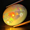 Natural Multi Color Opal 2.55 Ct. Oval Cabochon Shape 14.9 x 11.8 Mm Gemstone from Ethiopia Natural Multi Color Opal 2.55 Ct. Oval Cabochon Shape 14.9 x 11.8 Mm Gemstone from Ethiopia