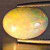 Natural Multi-Color Play Of Colour Opal Gemstone 4.30 Ct. Oval Cabochon Shape 15 x 8.8 Mm. Natural Multi-Color Play Of Colour Opal Gemstone 4.30 Ct. Oval Cabochon Shape 15 x 8.8 Mm.