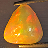 Natural Multi-Color Play Of Colour Opal Gemstone 2.63 Ct. Pear Cabochon Shape 10.6 x 9.8 Mm Natural Multi-Color Play Of Colour Opal Gemstone 2.63 Ct. Pear Cabochon Shape 10.6 x 9.8 Mm