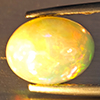 Natural Multi-Color Play Of Colour Opal Gemstone 1.83 Ct. Oval Cabochon Shape 10.5 x 8.1 Mm Natural Multi-Color Play Of Colour Opal Gemstone 1.83 Ct. Oval Cabochon Shape 10.5 x 8.1 Mm