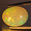 Natural Multi-Color Play Of Colour Opal Gemstone 3.26 Ct. Oval Cabochon Shape 12 x 9.4 Mm Natural Multi-Color Play Of Colour Opal Gemstone 3.26 Ct. Oval Cabochon Shape 12 x 9.4 Mm