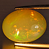 Natural Multi-Color Play Of Colour Opal Gemstone 3.67 Ct. Oval Cabochon Shape 14.4 x 9.4 Mm Natural Multi-Color Play Of Colour Opal Gemstone 3.67 Ct. Oval Cabochon Shape 14.4 x 9.4 Mm
