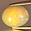 Natural Multi-Color Play Of Colour Opal Gemstone 2.45 Ct. Oval Cabochon Shape 12.2 x 9.7 Mm Natural Multi-Color Play Of Colour Opal Gemstone 2.45 Ct. Oval Cabochon Shape 12.2 x 9.7 Mm