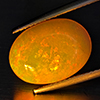Natural Multi Color Opal 3.94 Ct. Oval Cabochon Shape 14.4 x 10.6 Mm Gemstone from Ethiopia Natural Multi Color Opal 3.94 Ct. Oval Cabochon Shape 14.4 x 10.6 Mm Gemstone from Ethiopia